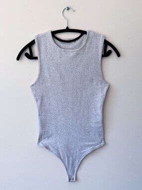 🩶 Abercrombie & Fitch Soft A&F Collection Bodysuit — Size S